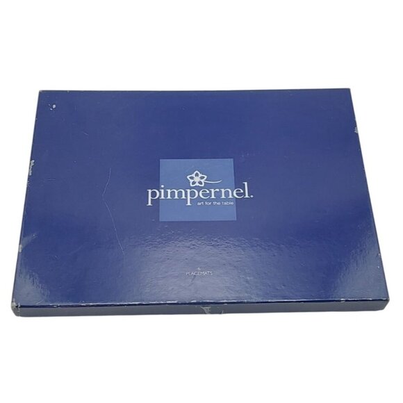 Pimpernel Yellow Tulips Placemats Set Of 4 Cork Backs Table Art England - Picture 7 of 11